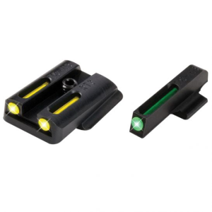 Truglo Truglo TG131RT2Y Brite-Site TFO Ruger LC Tritium/Fiber Optic Green Front Yellow Rear Black - $79.67 at BattleHawk Armory