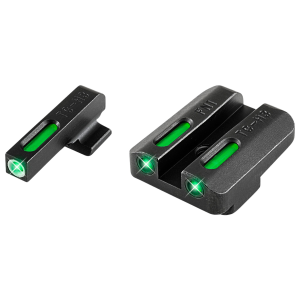 Truglo Truglo TG13FN3A Brite-Site TFX Day/Night Sights FNX 45 Tritium/Fiber Optic Green w/White Outline Front Green Rear Black - $90.89 at BattleHawk Armory