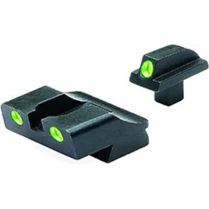 Meprolight Meprolight ML10776 Tru-Dot Night Sight Set Colt Govt (New Models .125 Tang) Fixed Green Green Black - $99.99 at BattleHawk Armory