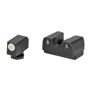 Rival Arms RIVAL ARMS RA2B231G Tritium Night Sights Fits Glock 42/43 Green Tritium w/White Outline Green Rear - $60.16 at BattleHawk Armory