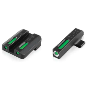 Truglo Truglo TG231W1W Tritium Pro Night Sights Walther P99/PPQ Green Tritium w/White Outline Front Green Rear Black - $58.65 at BattleHawk Armory