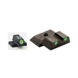 Ameriglo AmeriGlo SW141 i-Dot Night Sight S&W M&P Shield Tritium Green w/White Outline Front Tritium Green Rear - $53.65 at BattleHawk Armory