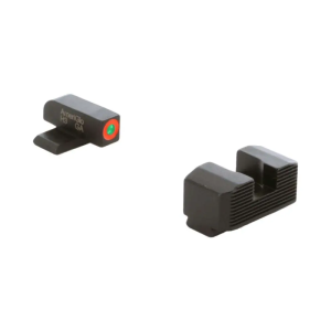 Ameriglo Green tritium Orange Outline FRONT Black serrated REAR Hellcat Std - $45.29 at BattleHawk Armory
