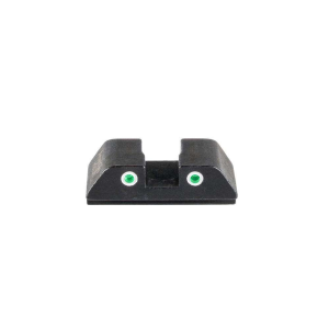 Ameriglo Tritium Rear Sight for Glock (42/43/43X/48)Green Tritium 2-Dot WHT Outlines - $39.04 at BattleHawk Armory