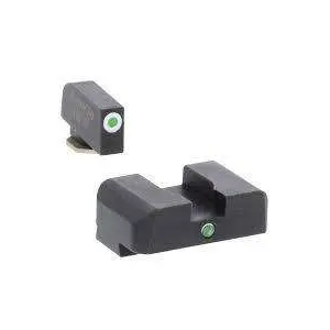 Ameriglo AmeriGlo GL5301 i-Dot Night Sight Fits Glock 17/19/19x/26 Gen5 Tritium Green w/LumiGreen Outline Front Tritium Green Rear Black - $57.80 at BattleHawk Armory