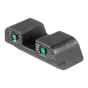 Green Tritium 2-dot Black Outlines .240in H Sq Notch Hellcat OSP w/seration