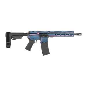 Shark Coast Tactical SCC07220MON-P Mongoose  5.56 NATO 30+1 10.50 Black Nitride Threaded Barrel, Aluminum Receiver w/Picatinny Rail, M-LOK Handguard Polymer SB Tactical SBA3 Brace, Polymer Grip