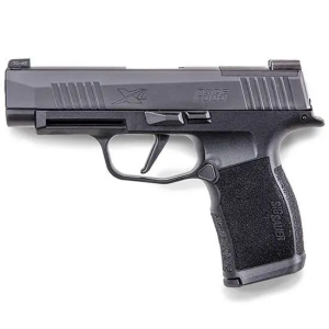 P365, 9MM, 3.7, X-SERIES, BLK, STRIKER, X-RAY 3, POLYMER GRIP, (2) 10RD STEEL MAG, OPTIC PLATE COVER