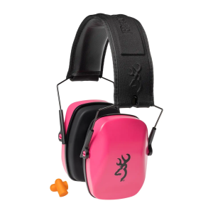 BROWNING BUCKMARK III HEARING PROTECTOR FLDBL NRR 27DB PINK