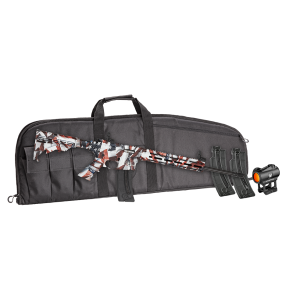 Smith & Wesson M&P 15-22 22 LR 25rd 16.5 Flag Cerakote Vortex Triumph 2 MOA Red Dot Bundle Rifle