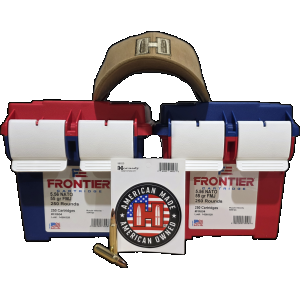 Bulk Hornady Frontier Anniversary Case FMJ Ammo
