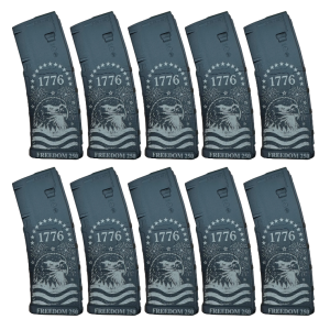 BHA Custom Lasered Independence Day Bald Eagle 30rd AR-15 Magazine - 10 PACK