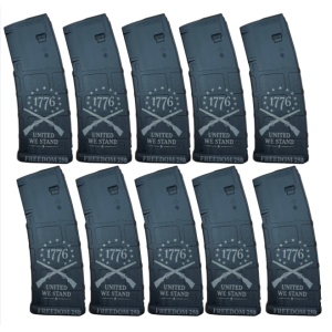 BHA Custom Lasered Independence Day United We Stand 30rd AR-15 Magazine - 10 PACK