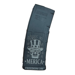 BHA Custom Lasered Independence Day MERICA 30rd AR-15 Magazine