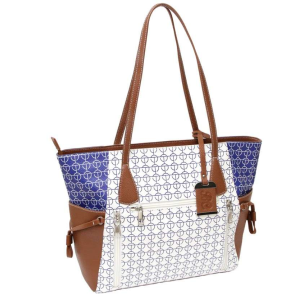 ConCarry Purse Tote Style W/Hlstr White/Blue