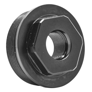 Battlehawk Armory Direct Thread Hub Suppressor Mount, 1/2x28, Black