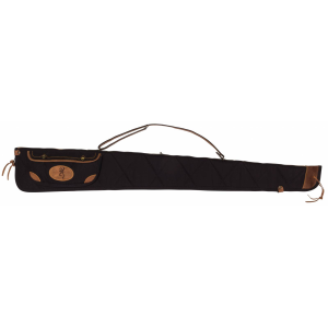 Browning Lona Case 52  Canvas/Leather Shotgun Case  Black/Brown