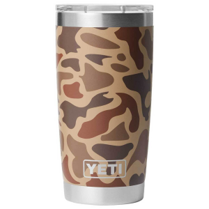 YETI Rambler 20oz Tumbler MagSlider Lid Stainless Steel Double-Wall Vacuum Wetlands Camo
