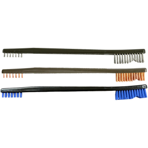 PROSHOT AP-3PK NYLON/BRONZE/SS AP UTIL BRUSH 3PK