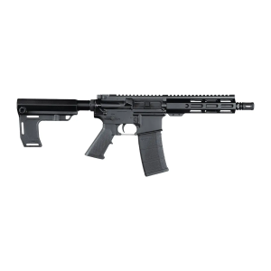 Andro Corp Industries 5568CBMPS ACI-15 CQB 5.56 NATO 30+1 8 Black Nitride Threaded Barrel, Black Anodized Aluminum Receiver w/Picatinny Rail, M-LOK Handguard, Black Polymer SBA3 Pistol Brace, A2 Grip