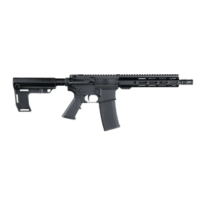 Andro Corp Industries 556103HBMPS ACI-15 Halo 5.56 NATO 30+1 10.30 Black Nitride Threaded Barrel, Black Anodized Aluminum Receiver w/Picatinny Rail, Black Polymer SBA3 Pistol Brace, A2 Grip, Ambidext