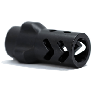 Angstadt Arms ANGSTADT MUZZLE BRAKE 3-LUG 9MM 1/2X36 TPI BLACK - $54.99 at BattleHawk Armory