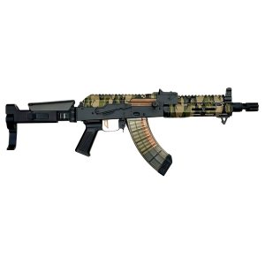 Orthos Arms Babushka Woodland Camo Elite, 7.62x39mm, 10.5 Barrel, 2 Magazines, Pistol