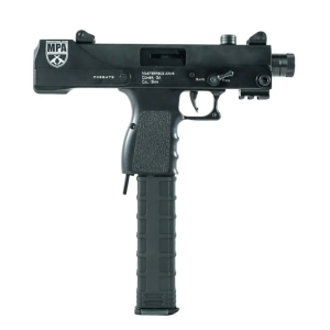 Masterpiece Arms 30T Defender, 9mm, 6 Threaded Barrel, 1- 30rd Magazine, Black, Pistol