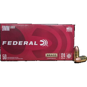 9mm Ammo - Federal Champion Training FMJ Federal Champion Training FMJ Ammo