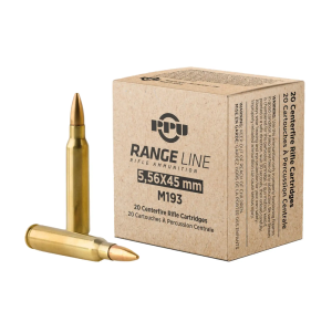 PPU RANGE 5.56 55GR FMJBT 20/1000