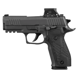 P226, 9MM, 3.8IN, X-SERIES, BLK, DA/SA, X-RAY 3, G10 GRIP, (3) 10RD STEEL MAG, SIG-LOC PRO
