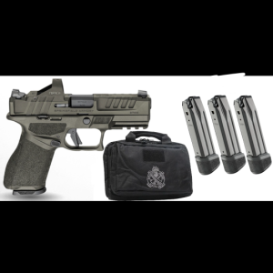 Springfield Armory Echelon 4.0C OD Green 9mm 4 Barrel 18-Rounds w/ Viridian RFX11 Green Dot, 4 Mags