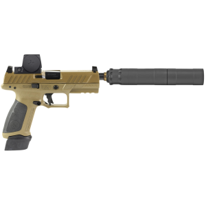 Beretta APX A1 Tactical 9mm Suppressor Package FDE w/ Vortex Enclosed Red Dot & Rugged Obsidian9