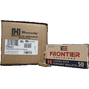 Hornady Frontier 7.62x39mm, 123gr FMJ, 500rd Case