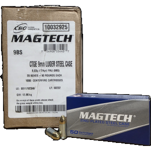 Bulk Magtech Steel Case FMJ Ammo