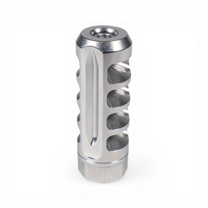 JP Enterprises MK V Competition Compensator 6.5mm 5/8-24 Integral Nut 5-Baffle Polished Stainless