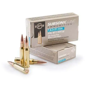 PPU Subsonic FMJBT Ammo