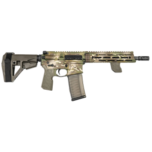 Daniel Defense DDM4 V7, 5.56mm, 10.3 Barrel, 1- 30rd TMAG, CNC Woodland Camo, Pistol