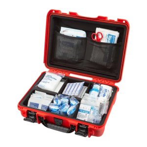 NANUK 910S-880RD-PA0-FSA02 910 FIRST AID CASE RED