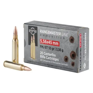 5.56 NATO Ammo - PPU Range MST Case FMJBT PPU Range MST Case FMJBT Ammo