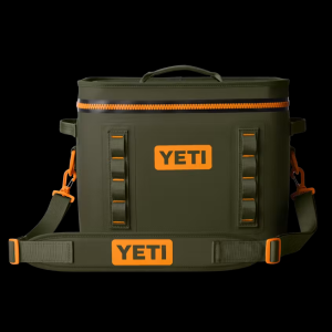 Yeti Coolers Hopper Flip 18 Soft Cooler, Olive/King Crab Orange