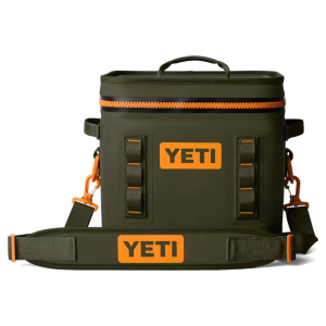 Yeti Yeti Coolers Hopper Flip 12 Soft Cooler, Olive/King Crab Orange - $250.00 at BattleHawk Armory