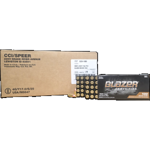 9mm Ammo - Bulk CCI Blazer Brass Case FMJ Bulk CCI Blazer Brass Case FMJ Ammo