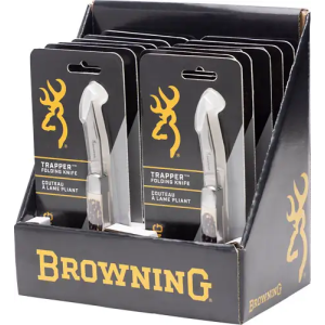 BROWNING KNIFE TRAPPER COUNTER DISPLAY 12 KNIVES*