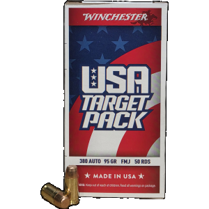 380 Auto Ammo - Winchester USA Target FMJ Winchester USA Target FMJ Ammo