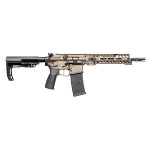 Patriot Ordnance Factory 01441 Renegade+ SBR Direct Impingement 300 Blackout 10.50 Rail Burnt Bronze Cerakote