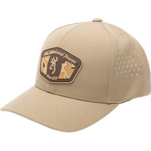 BROWNING CAP DUCK RIVER DIECUT MESH PANELS VINTAGE TAN OSFM*