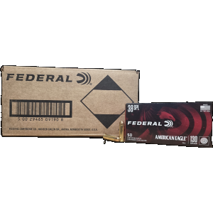 38 Special Ammo - Bulk Federal American Eagle Case FMJ Bulk Federal American Eagle Case FMJ Ammo
