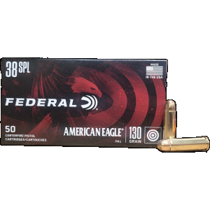 38 Special Ammo - Federal American Eagle FMJ Federal American Eagle FMJ Ammo