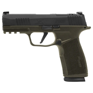 Sig Sauer Sig Sauer 365XCA-9-BXR3-FS P365 XMacro Fortunate Son 9mm Luger 17+1 3.70 Black DLC Barrel, Black Nitron Stainless Steel Optic Ready/Serrated Slide, OD Green Cerakote Stainless Steel Frame w/Beavertai - $759.99 at BattleHawk Armory